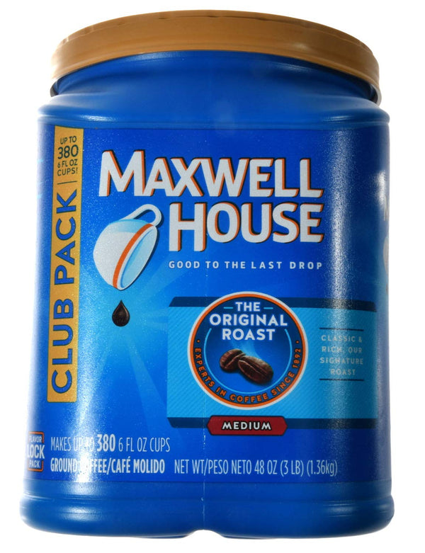 MAXWELL HOUSE The Original Roast Ground Coffee, Medium Classic and Rich Our