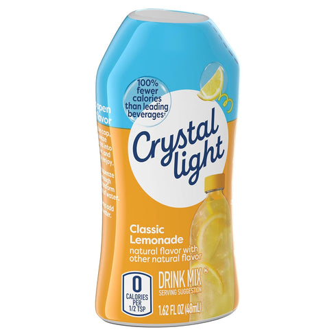 1.62 oz (Pack 2) Crystal Light Liquid Lemonade Drink Mix, fl Bottle