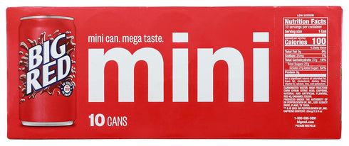 BIG RED 7.5 oz 30 Pack Soda Mini Can