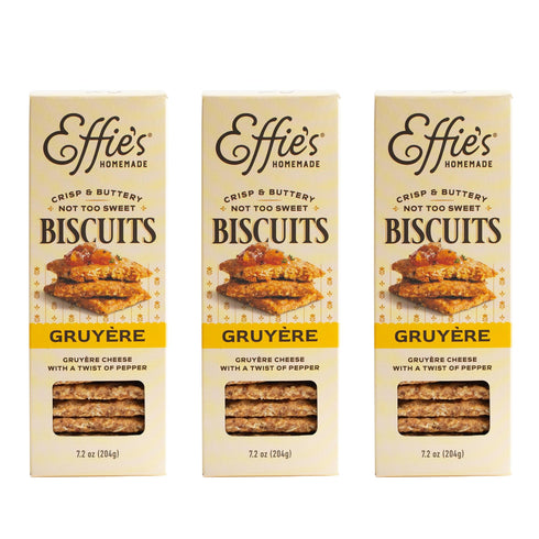 Effie's Homemade Biscuits - Gruyre - 3 Pack