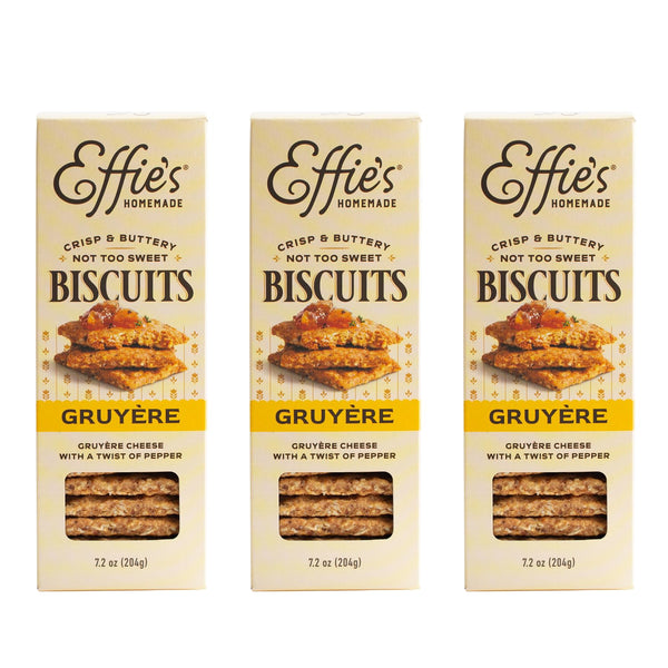 Effie's Homemade Biscuits - Gruyre - 3 Pack