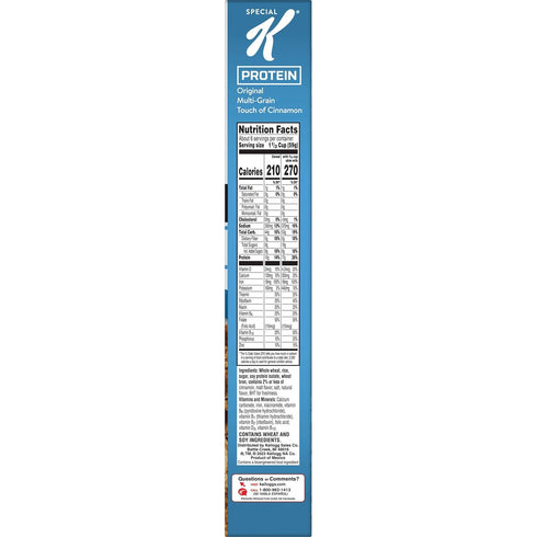 Kellogg's 15g 11 13.3oz (1 Special K Protein Cold Breakfast Cereal, Protein, Vitamins and Minerals, Original