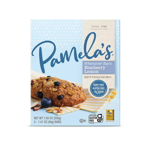 5pk Pamelas Bar Oat Blubry Lemon