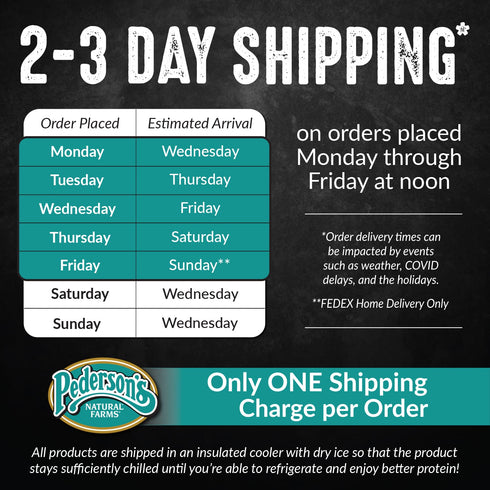 (4 Pack, 14oz Pedersons Farms, Sweet German Smoked Uncured Rope Pork Sausage, Use/Freeze) Fully Cooked, No Nitrates