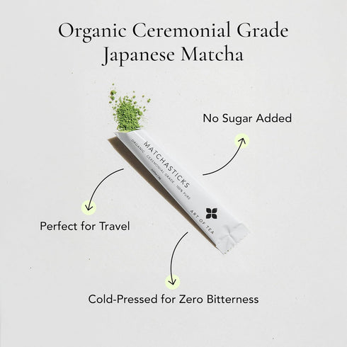 Art of Tea | Matcha Powder Tea | Matchasticks 12 Count