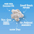 Multipack 24PK, Popcornopolis Nearly Naked Popcorn Perfectly Salted Gourmet Popcorn, NonGMO, GlutenFree, Lunchbox Ready