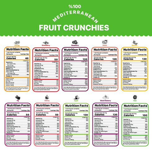 6 Pack 6 Pack) GURU HUNU Freeze Dried Banana - Dehydrated Fruit Chips Camping Snacks Fruit - Bulk Dried Fruit No Sugar