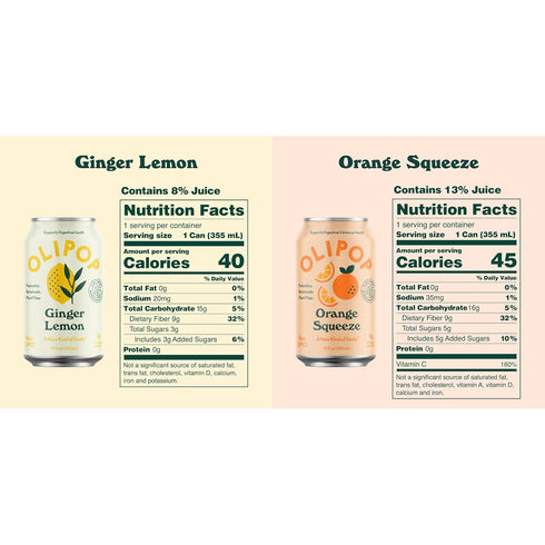 6-Flavor Pack, (12 oz, 12-Pack) OLIPOP - The Sampler, Soda Variety Healthy Soda, Prebiotic Soft Drinks, Supports