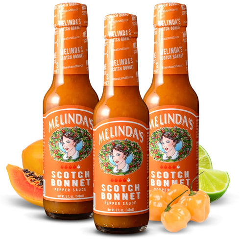 Melindas Scotch Bonnet Hot Sauce - Gourmet Scotch Bonnet Pepper Sauce -
