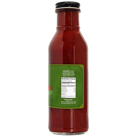 15 Green Jay Gourmet Jalapeno Ketchup - All-Natural Tomato Ketchup with Tomato Paste, Jalapeno Peppers & Gourmet Spices