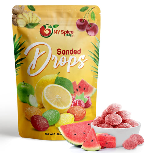 NY SPICE SHOP Watermelon Sanded Candy Drops - 2 Pound Old Fashioned