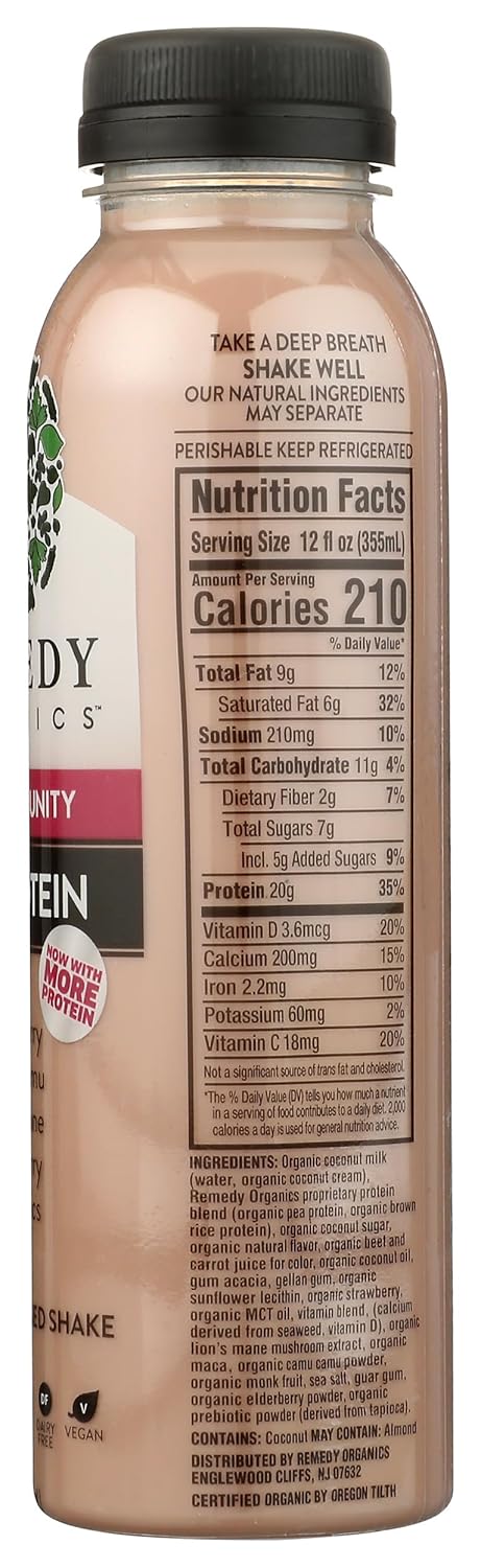 Immunity, 12 Oz Remedy Organics, Beverage Berry Fl