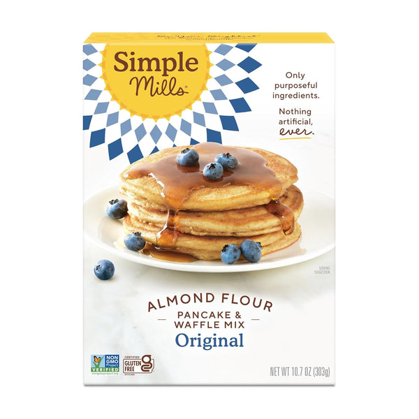 by Simple Mills Simple Mills Almond Flour Pancake & Waffle Mix, Original - Gluten Free,