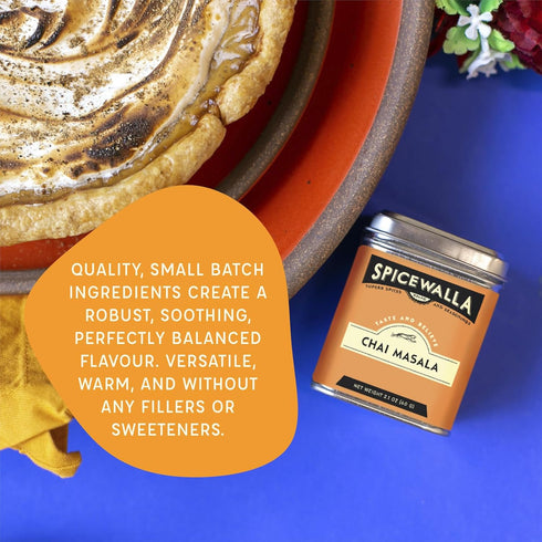 2.1 oz Spicewalla Masala Chai Spice | Tea, Latte, Coffee, | Unsweetened Powdered Spice