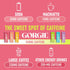 (2 Packs 12) GORGIE Watermelon - Paradise Punch Bundle, Sugar-Free Natural Energy Drink Sparkling, Healthy Energy