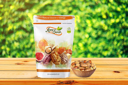 4 4 Lbs Anna and Sarah Premium Mixed Nuts in Shell, Pound Bag, California Jumbo Chandler Walnuts, Georgia Extra Large