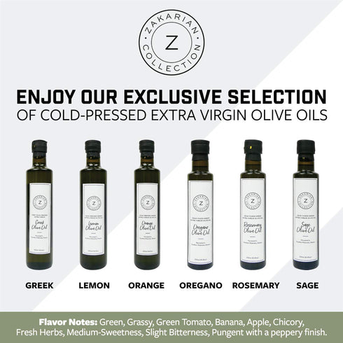 Zakarian 500 ml : First Cold-Pressed Extra Virgin Greek Olive Oil - Made from Organic Greek Olives - - Ultra-Premium