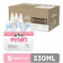 330 ML (11.15 oz) 24 pack Evian Natural Spring Water, fl bottles