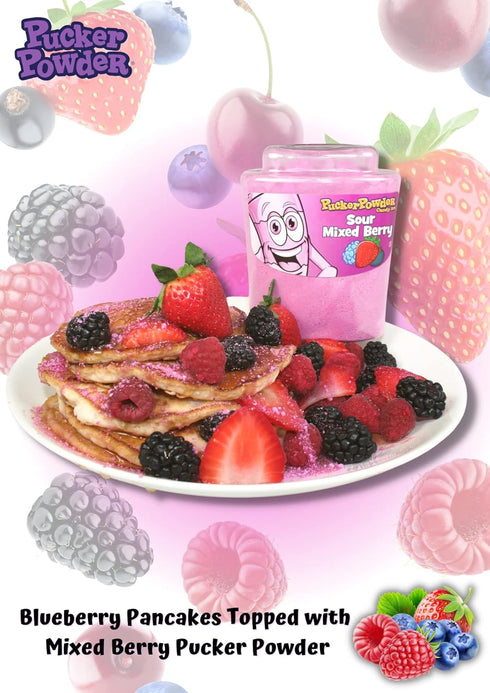 9.5oz: 1 Pucker Powder Sour Mixed Berry,Party Favors - Weddings - Receptions - Bridal and Baby Showers - Birthdays