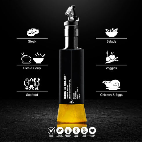 350 mL, 11.8 Oz, Flavored Cold Pressed Avocado Oil for Cooking, Organic Avocado Oil, Cooking Oil for Keto, Vegan