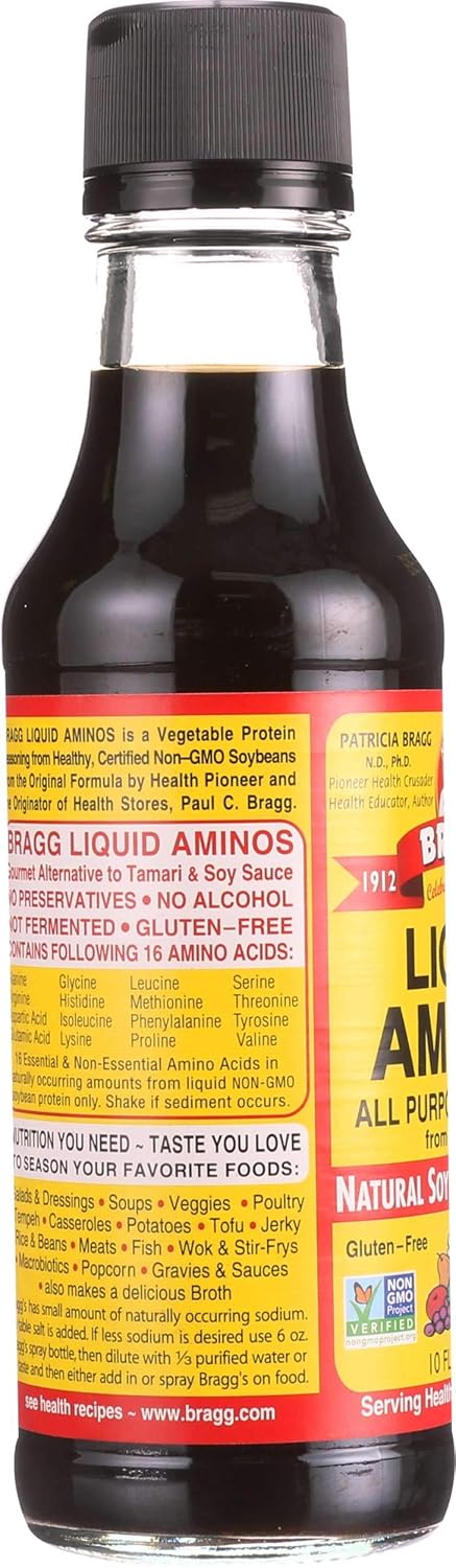 Bragg All Natural Liquid Aminos All Purpose Seasoning, 10 oz