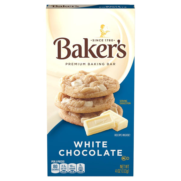 Baker's , Premium White Chocolate Baking Bar (4 oz Box)