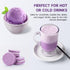 8oz (227g) 100% Soeos Purple Sweet Potato Powder, - Natural, Vibrant for Smoothies, Baking & Cooking, Resealable Bag