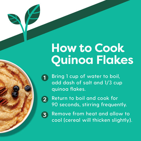 (1) 12 Ancient Harvest Organic Gluten-Free Quinoa Flakes, A Natural Substitution to Oatmeal or Cereals, Ounce Box