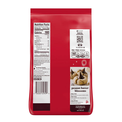 Kisses 35.85 oz Hershey's Milk Chocolate, Christmas Candy Bulk Bag