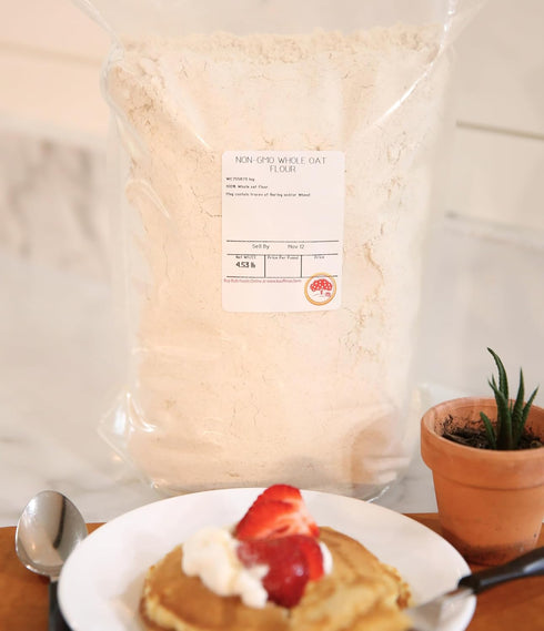 Kauffman Orchards Whole Oat Flour In Bulk, 7 Pound Bag