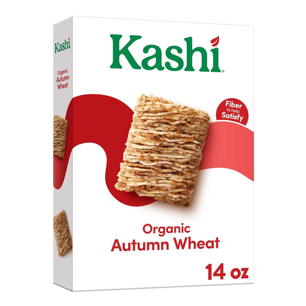 Kashi Breakfast Cereal, Family Breakfast, Organic Fiber Cereal, Autumn Wheat, 14oz Box