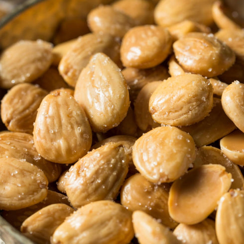 Almonds,1 Lb Sanniti Fried and Salted Spanish Marcona | Imported from Spain