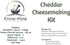 Know-How Foods Brand Cheddar Cheese-Making Kit