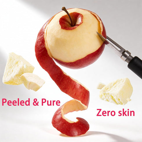 DGYLHBJ (7.05oz) 100% Freeze Dried Peeled Fuji Apple Slices - Natural Apple Crisps Snack for All Ages - No Added Sugar