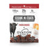 Ovation Foods Steak-N-Eggs Beef Strips, Zero Sugar, High-Protein Jerky (26g premium protein),