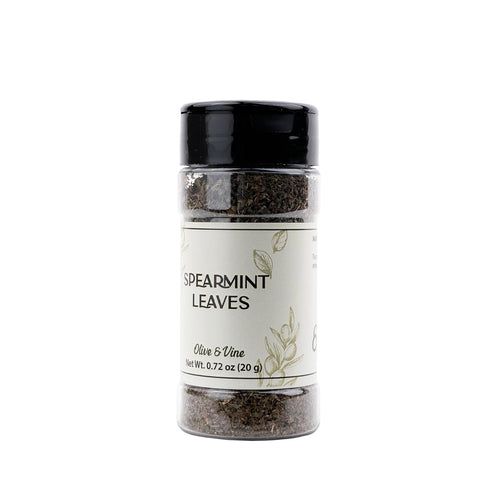(0.72 Olive & Vine Spearmint Leaves, Refreshing Mint Flavor, Use in Teas, Salads, Desserts, with Rich Tradition