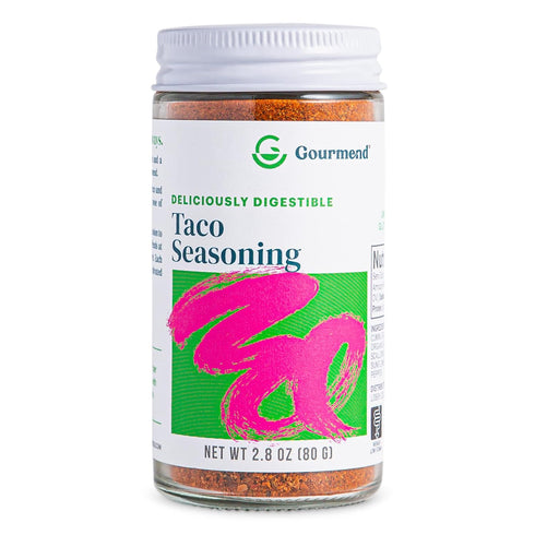 Gourmend Foods Taco Seasoning, Low FODMAP Certified, Gluten Free, 100% Natural