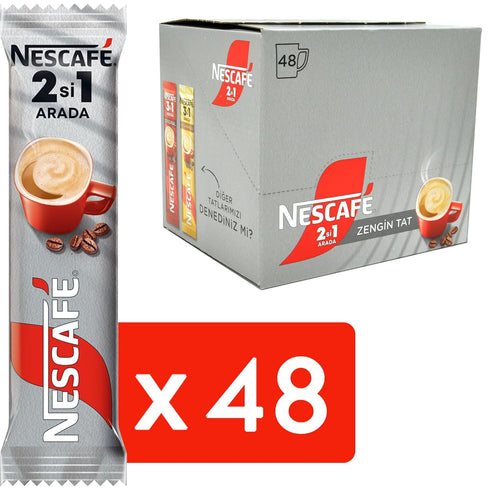 2 1 48 Nescafe in unsweetened sticks