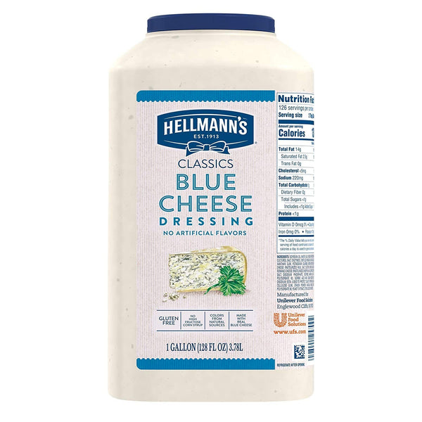 Hellmann's Classics Blue Cheese Salad Dressing Jug Gluten Free, No Artificial Flavors