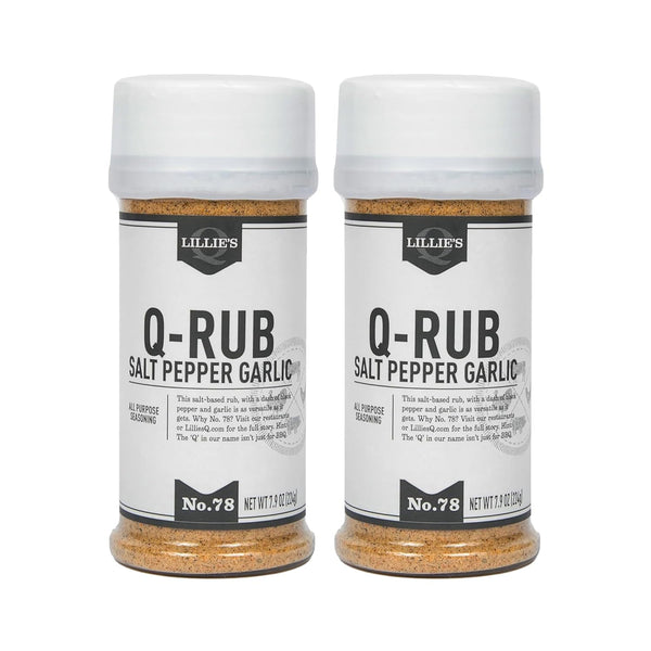 Lillies Q - Q-Rub BBQ Rub, Salt-Based BBQ Rub, All-Purpose Barbeque Rub,