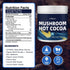 (20 JUYIHEAL Mushroom Hot Cocoa Powder with Melatonin, Reishi, Glycine, Cacao, L-Theanine, Chicory for Calm and Relax