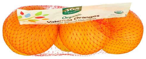 Fresh Produce 4 lb Package Orange, Valencia, Organic, (California or Mexico)
