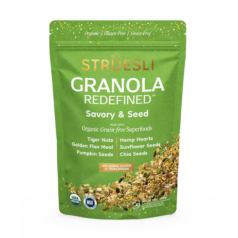 Struesli Savory & Seed Organic Granola, Nut, Grain & Gluten Free, Healthy