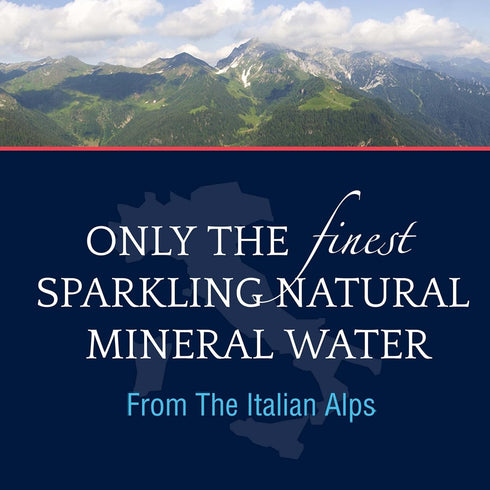 750 mL (25.30 oz) 6 Pack San Pellegrino Sparkling Natural Mineral Water fl Glass Bottles Premium Italian Carbonated