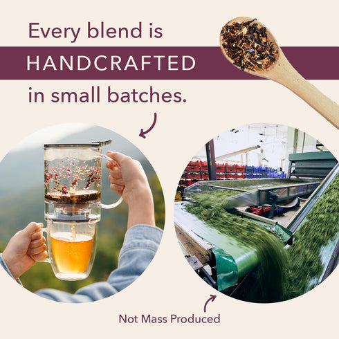 Set 5 75+ Moonlit Garden Collection Assorted Herbal Tea Gift - Hand-Crafted Loose Leaf Teas, Presentation Gift Box
