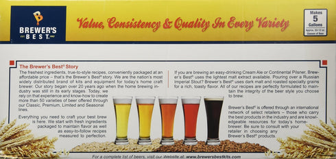 Brewer's Best Coffee Porter Premium Beer Kit