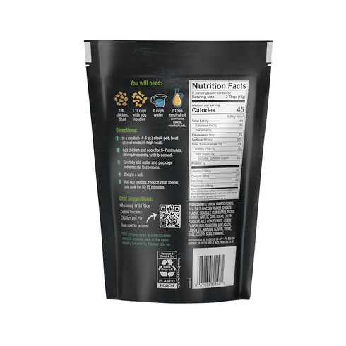 4.23 oz Frontier Co-op Chicken Noodle Soup Mix, - Savory Blend for Soups, Vegetables, and Dumplings