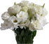 10 Stems Grade A White Lisianthus Fresh Cut Flowers Bouquet for Home Decor, Birthdays Anniversaries Healing Sympathy