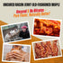 2 oz Pack 3 Pork Barrel BBQ Old-Fashioned Maple Bacon Jerky - Uncured Snacks, Sweet Maple and Brown Sugar with Smoky
