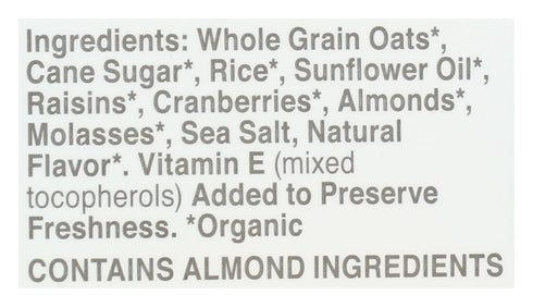 11 (Pack 4) Cascadian Farm Organic Fruit And Nut Granola, Non GMO, Ounces